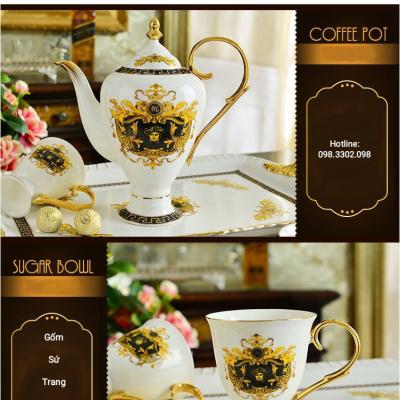 Bộ Ấm Trà Hoàng Gia Phong Cách Châu Âu